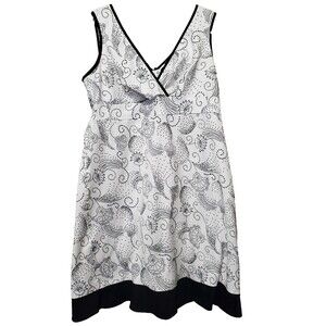 Jonathan Martin Studio Surplice Sleeveless Floral Fit & Flare Dress Size 20W